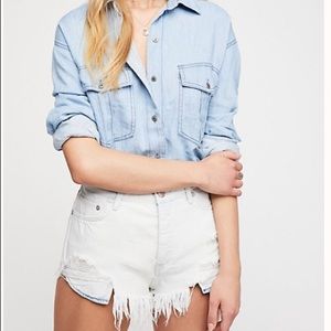 Free People | Loving Good Vibrations Cutoffs